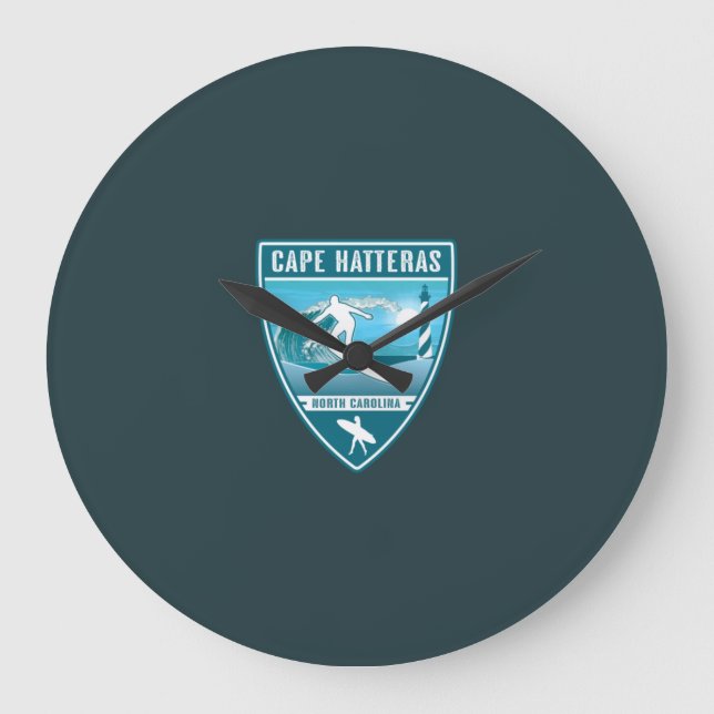 Grande Horloge Ronde Surf Cape Hatteras Caroline du Nord (Recto)