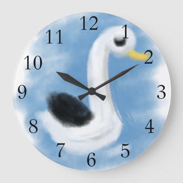 Grande Horloge Ronde Swan (Recto)