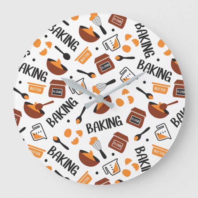 Grande Horloge Ronde Sweet Cute Baking Art (Recto)