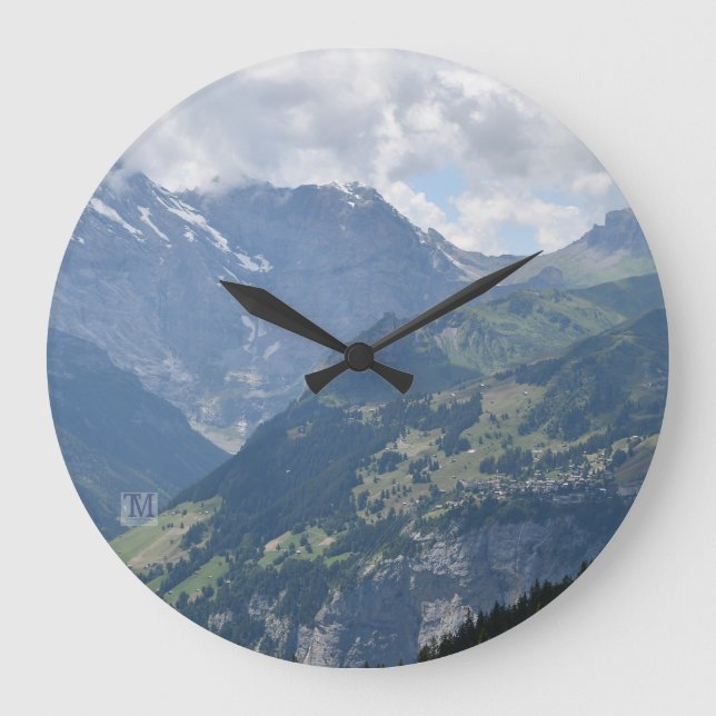 Grande Horloge Ronde Swiss Alps Clock (Recto)
