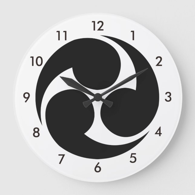 GRANDE HORLOGE RONDE SYMBOLE JAUNE (KAMON) (Recto)