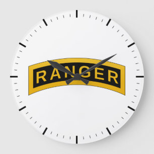 Grande Horloge Ronde Symbole militaire de l'Armée de terre Conception d