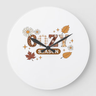 Grande Horloge Ronde T-Shirt Oversize Saison Cosy