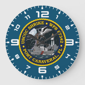 Grande Horloge Ronde T-shirt Shrike WPB 87342 de l'USCGC