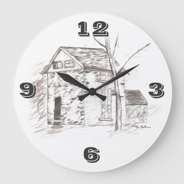 Grande Horloge Ronde Tab. temps OLE Toc (Recto)