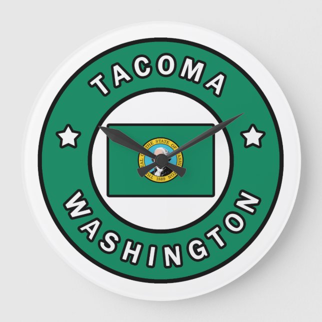 Grande Horloge Ronde Tacoma Washington (Recto)