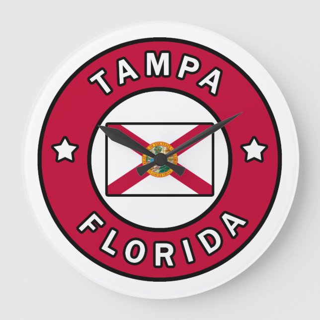 Grande Horloge Ronde Tampa Floride (Recto)
