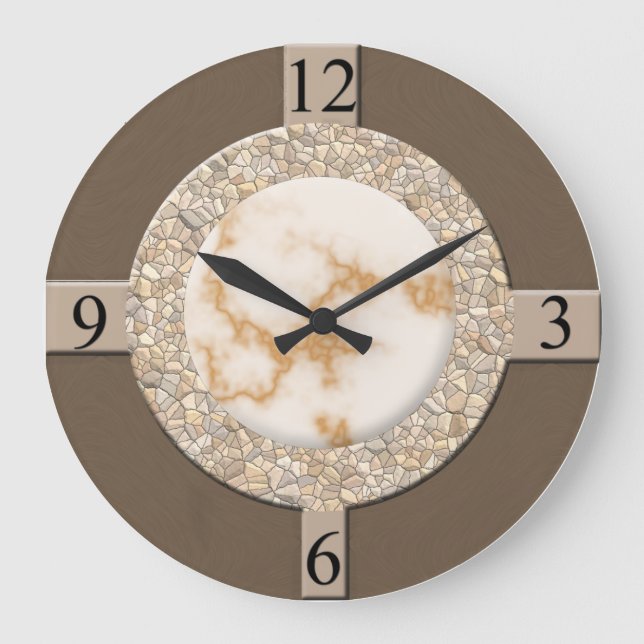 Grande Horloge Ronde Tan/Brown/Pierre (Recto)