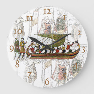 Grande Horloge Ronde Tapisserie