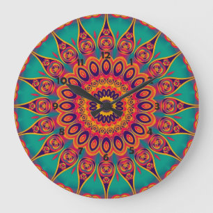 Grande Horloge Ronde Tattoo Kaleidoscope Fractal