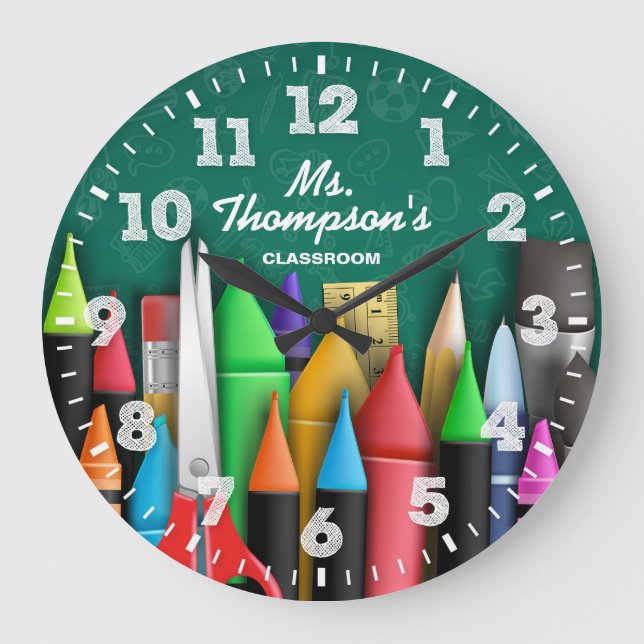 Grande Horloge Ronde Teacher's Classroom (Recto)