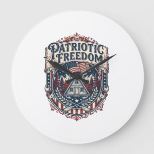 Grande Horloge Ronde Tee-shirt graphique vectoriel de week-end cabane p