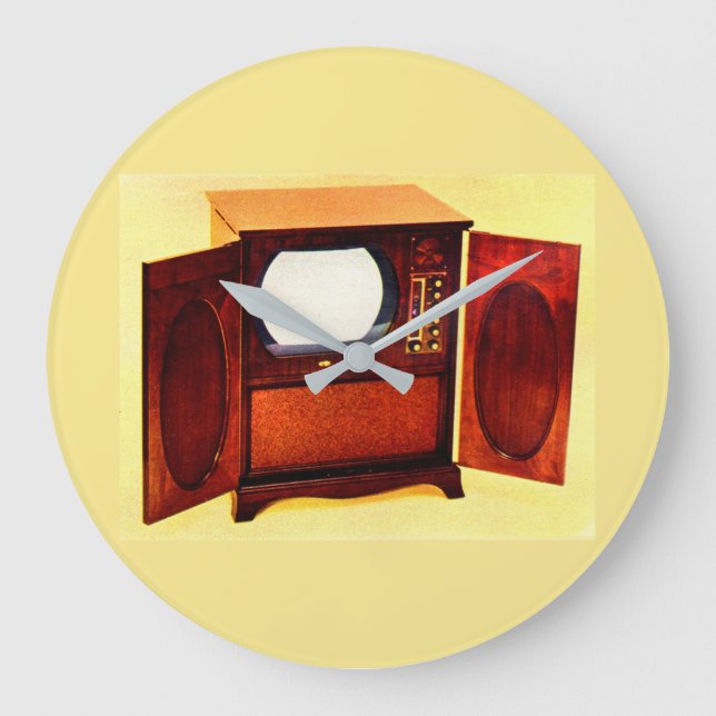 Grande Horloge Ronde téléviseur no 1 des années 1950 (Recto)