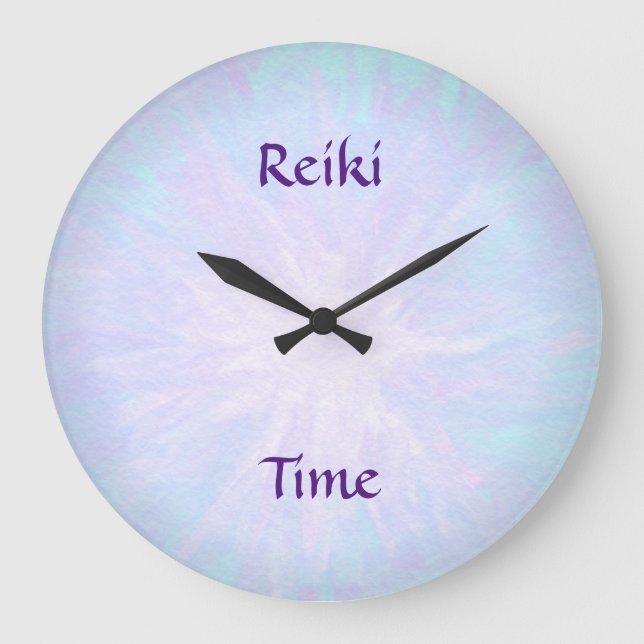 Grande Horloge Ronde Temps bleu (Recto)