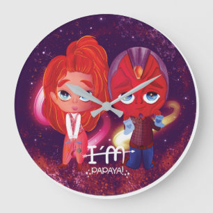 Grande Horloge Ronde temps de déplacement