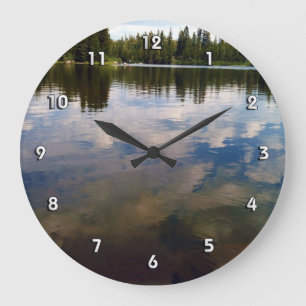 Grande Horloge Ronde Temps de lac !