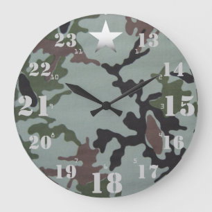 Grande Horloge Ronde Temps militaire