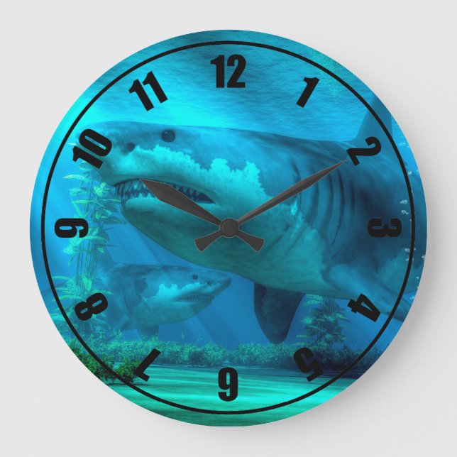Grande Horloge Ronde The Biggest Shark (Recto)