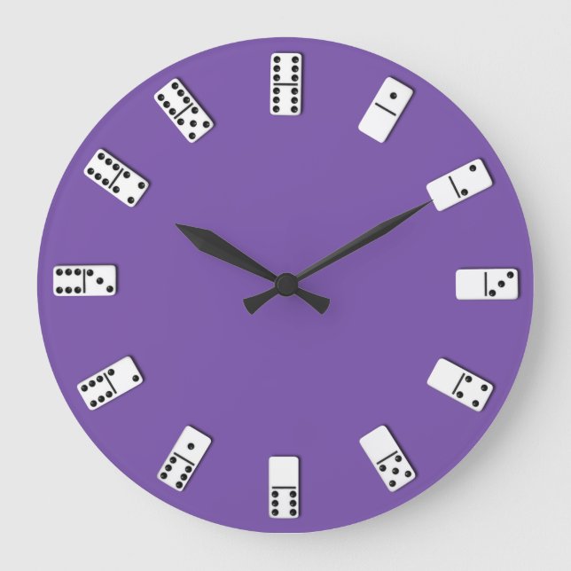Grande Horloge Ronde The Dominos Wall Clock (Recto)