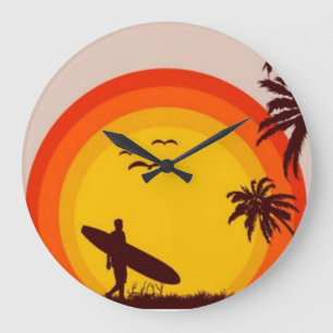 Grande Horloge Ronde The Sunny Days Wall Clock