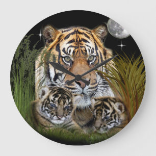 Grande Horloge Ronde Tigre