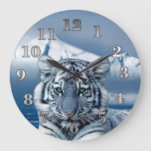 Tigre bleu blanc