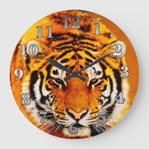 Grande Horloge Ronde Tigre sibérien