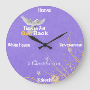Grande Horloge Ronde Time 2 Put God Back Clock