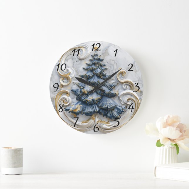 Grande Horloge Ronde Timekeeper Holiday Tree Delight (Maison)