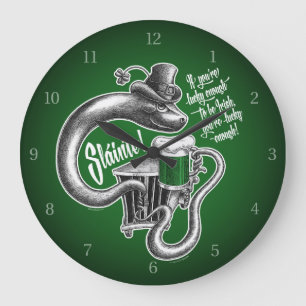 Grande Horloge Ronde Toast irlandais