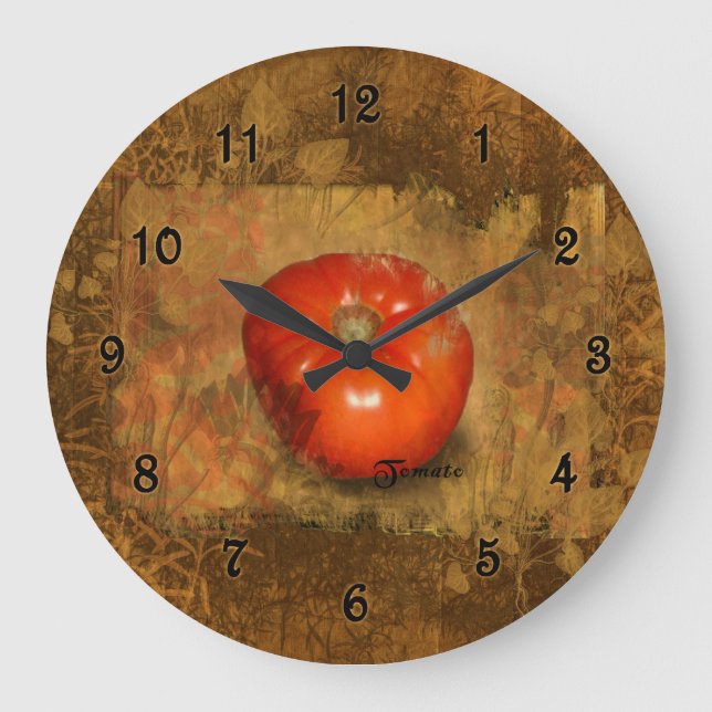 Grande Horloge Ronde Tomato Botanical (Recto)