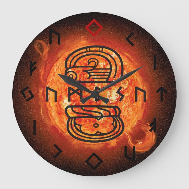 Grande Horloge Ronde Too Funky Clock (Recto)