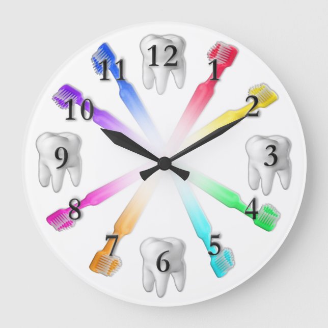 Grande Horloge Ronde Toothbrush Clock (Recto)