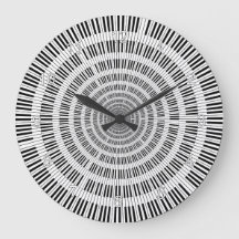 Touches de piano noir et blanc