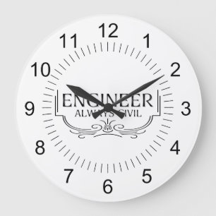 Grande Horloge Ronde Toujours ingénieur civil