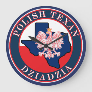 Grande Horloge Ronde Tour Texan Polonais Dziadzia