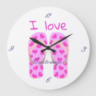 Grande Horloge Ronde Tournesol rose Tonnerre_Cove