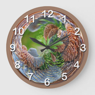 Grande Horloge Ronde Traditions du cône de pin