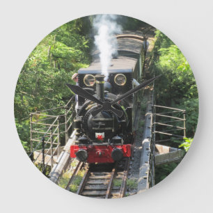 Grande Horloge Ronde Train à vapeur gallois.
