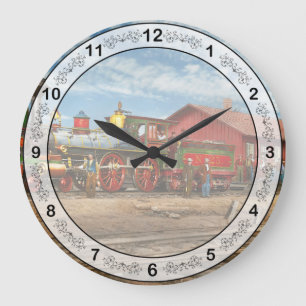 Grande Horloge Ronde Train - Locomotive - Apache Number 23 1868