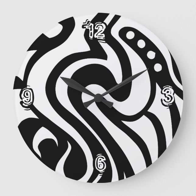 Grande Horloge Ronde Tribal (Recto)