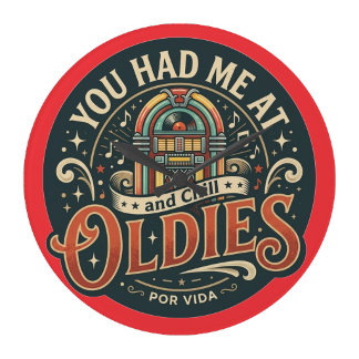 Grande Horloge Ronde Tu m'as eu avec Oldies