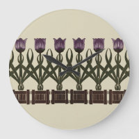 Tulipes violettes Art Nouveau