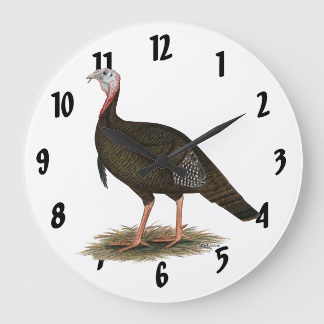 Grande Horloge Ronde Turquie :  Tom sauvage de l'Est (Recto)