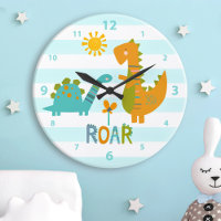 Turquoise Dinosaur Boy Nursery Roar Kawaii Cute