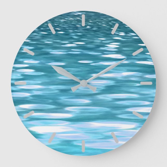 Grande Horloge Ronde Turquoise shimmer (Recto)