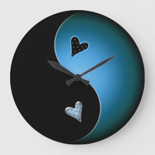 Grande Horloge Ronde turquoise yang