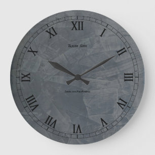Grande Horloge Ronde Tuscan Slate