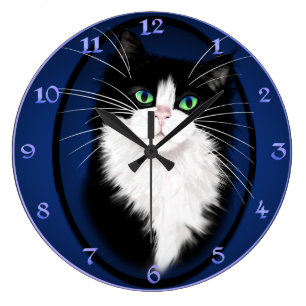 Grande Horloge Ronde TUX-Tuxedo chats rock