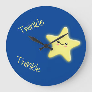 Grande Horloge Ronde Twinkle